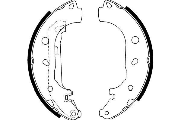 KAVO PARTS Jarrukenkäsarja BS-5433